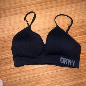 Dkny medium black body bralette so soft and comfortable with removable padding!